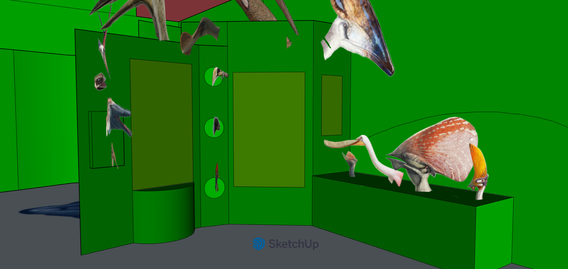 Alternate Weird Pterosaur Heads view